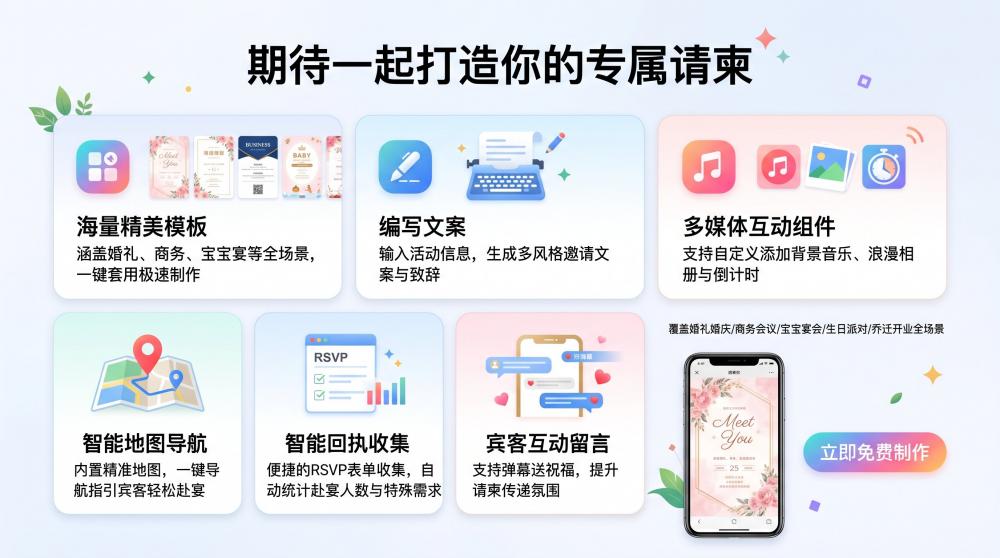 简约不敷衍！高颜值乔迁电子喜帖，轻松拉满新居仪式感